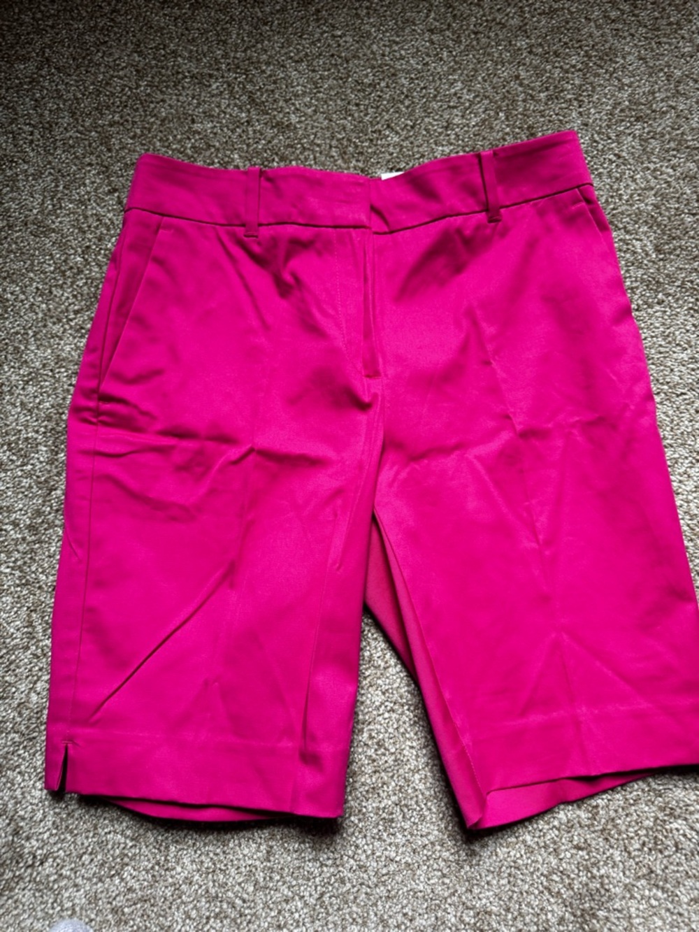 Ann Taylor Hot Pink Bermuda Shorts